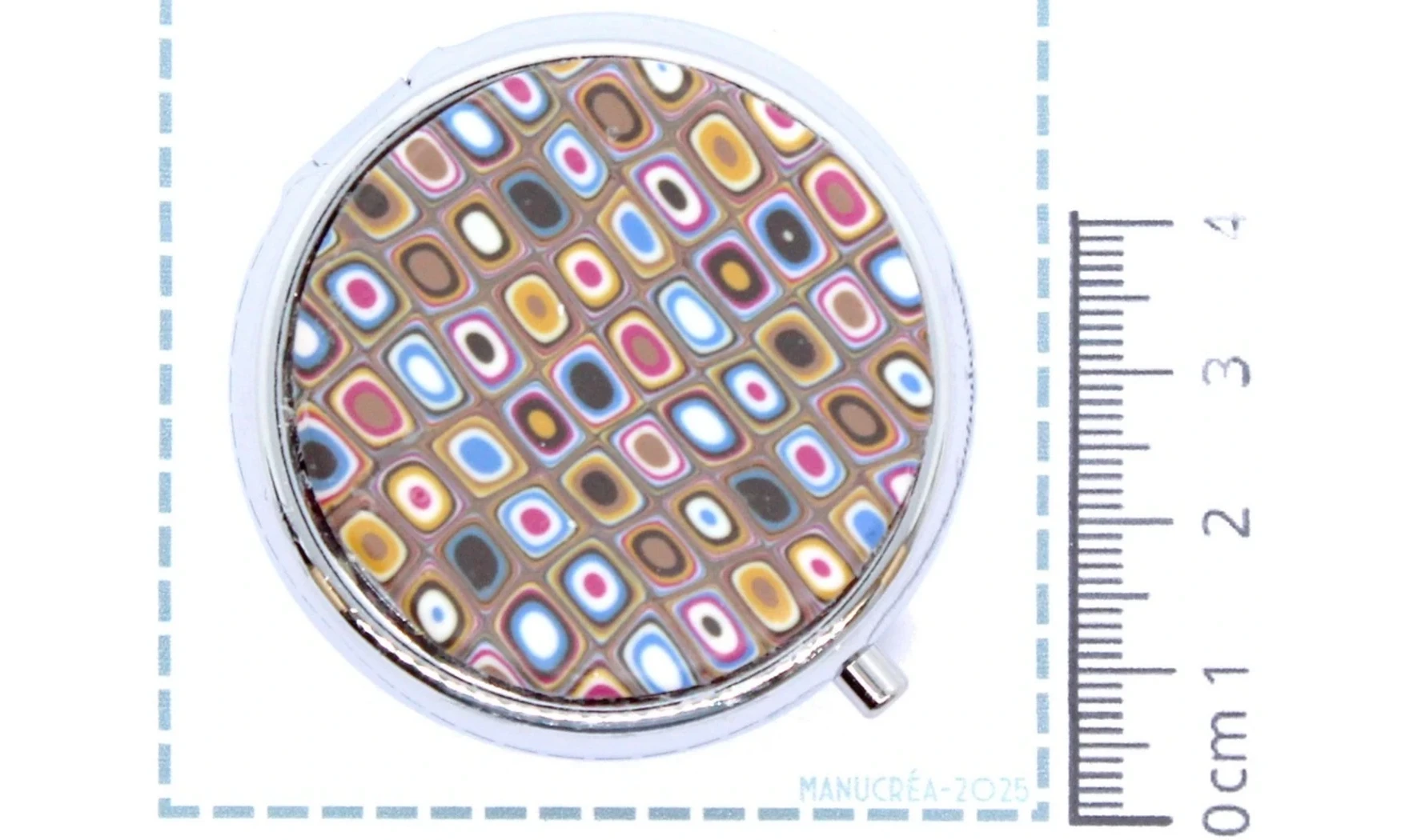 Round Pillbox N.18/3compartements