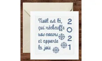 Noël est là-Modèle de broderie