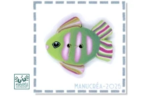Pesce N.4-Bottone polimero