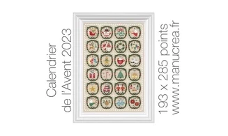 Calendrier de l'AVENT-Modèle de broderie