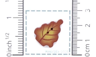 Foglia N.1-Bottone polimero