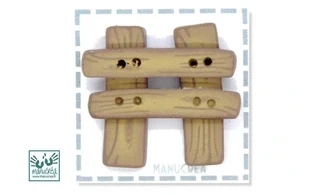 Barrière N.3-Bouton artisanal polymère