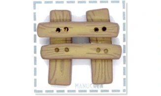 Barrière N.3-Bouton artisanal polymère