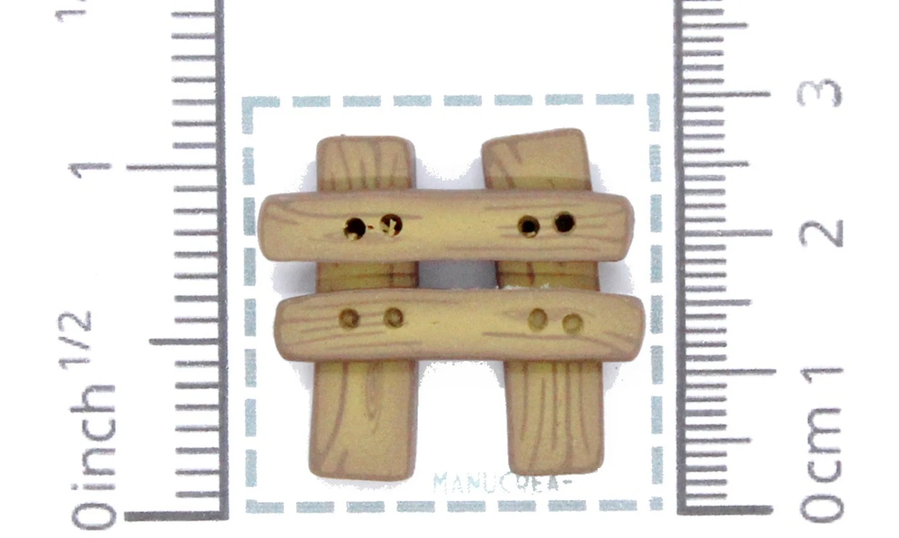 Barrière N.3-Bouton artisanal polymère