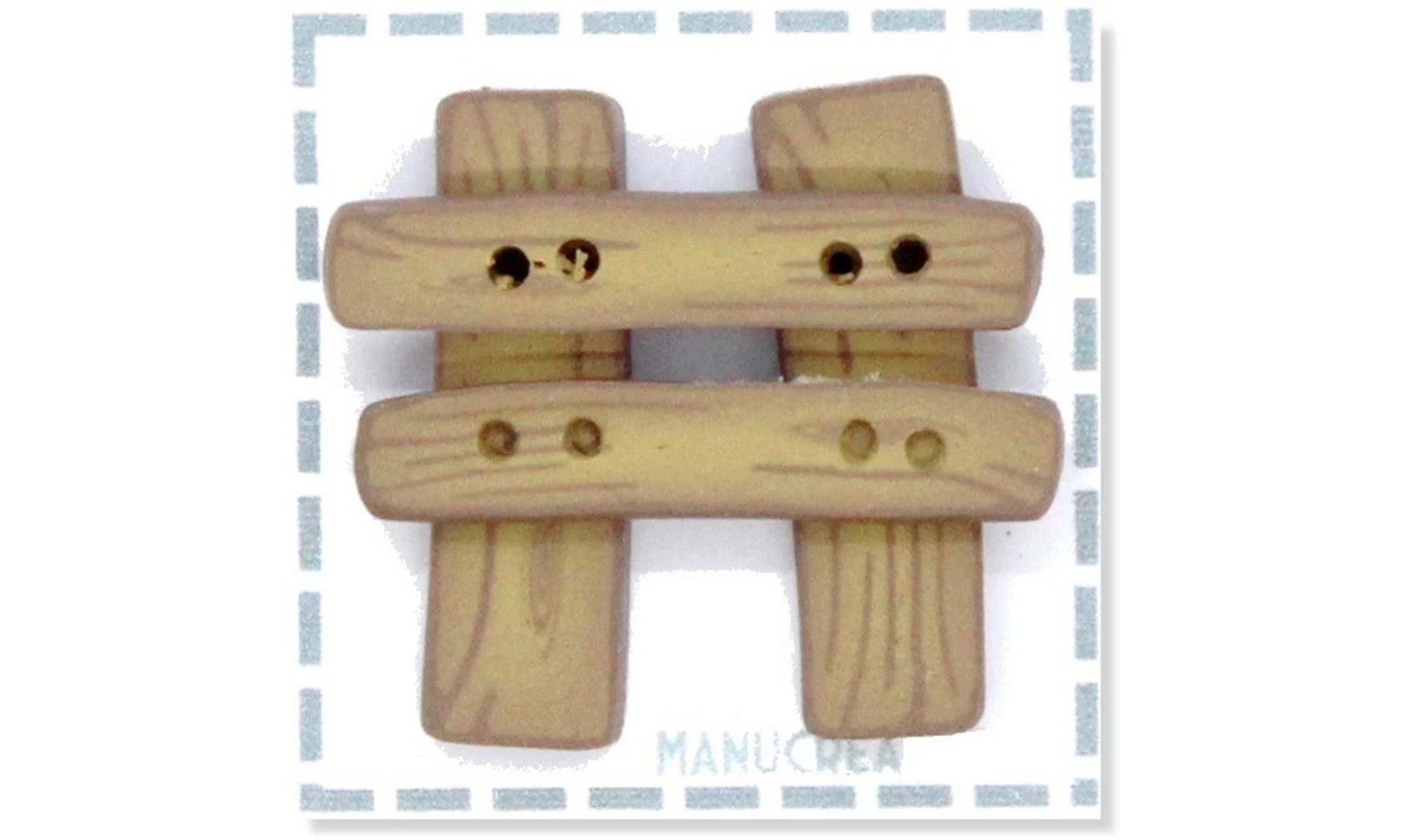 Barrière N.3-Bouton artisanal polymère