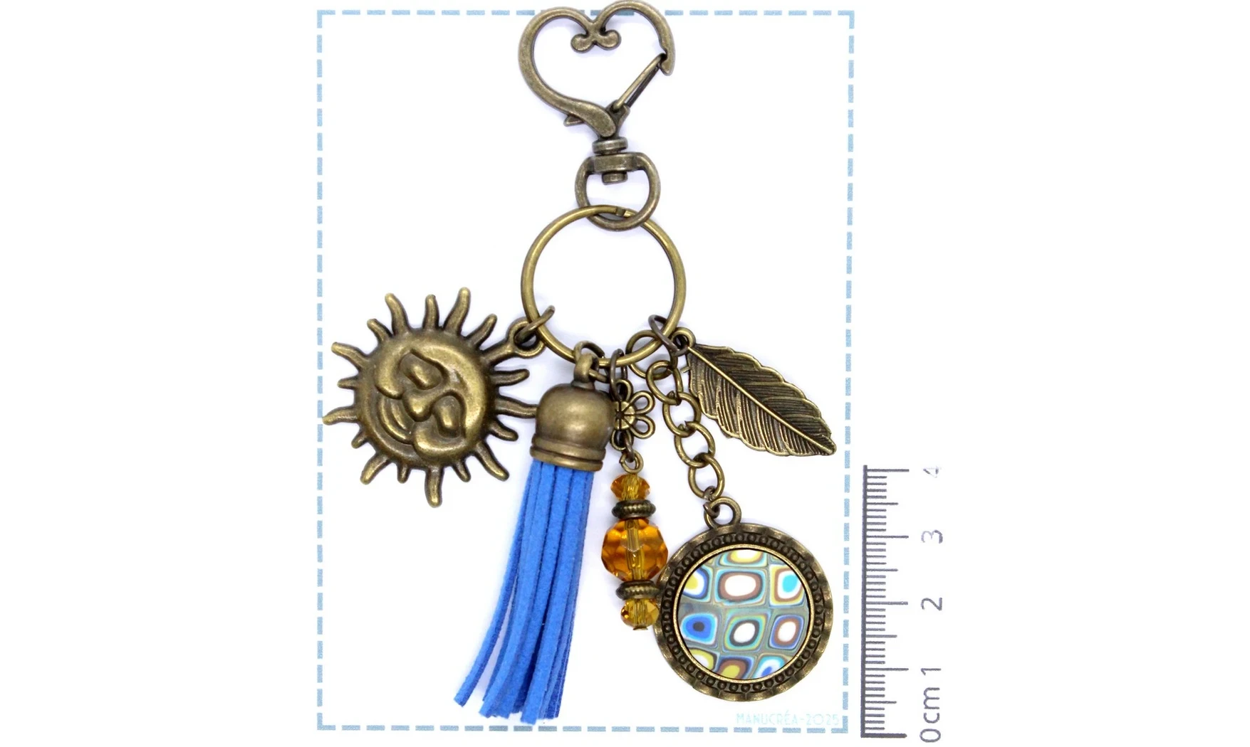 Porte-clefs Cabochon FIMO N.3