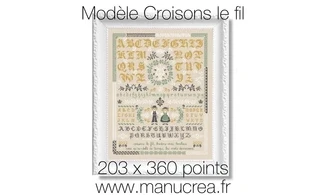 Croisons le fil-Modèle de broderie