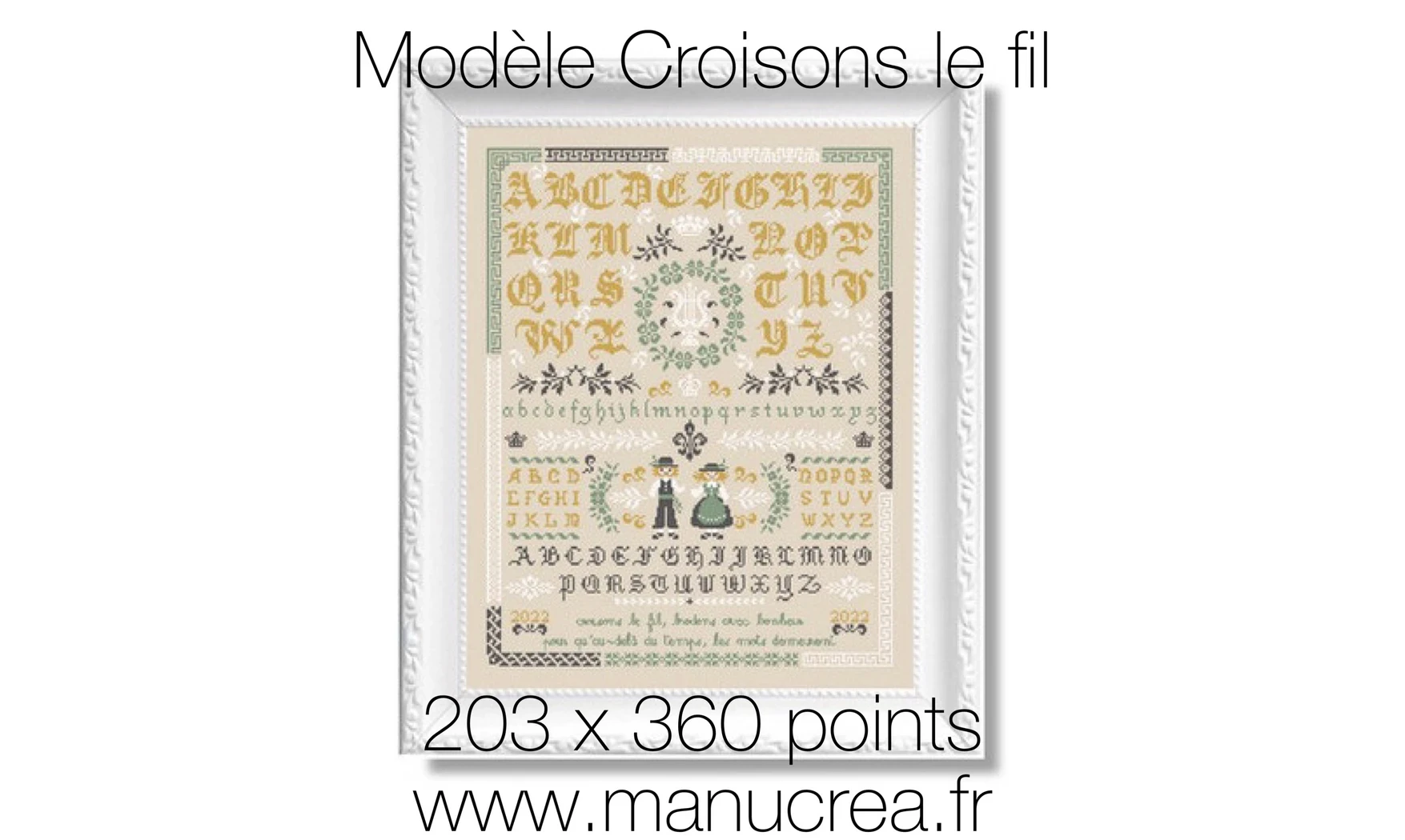Croisons le fil-Modèle de broderie