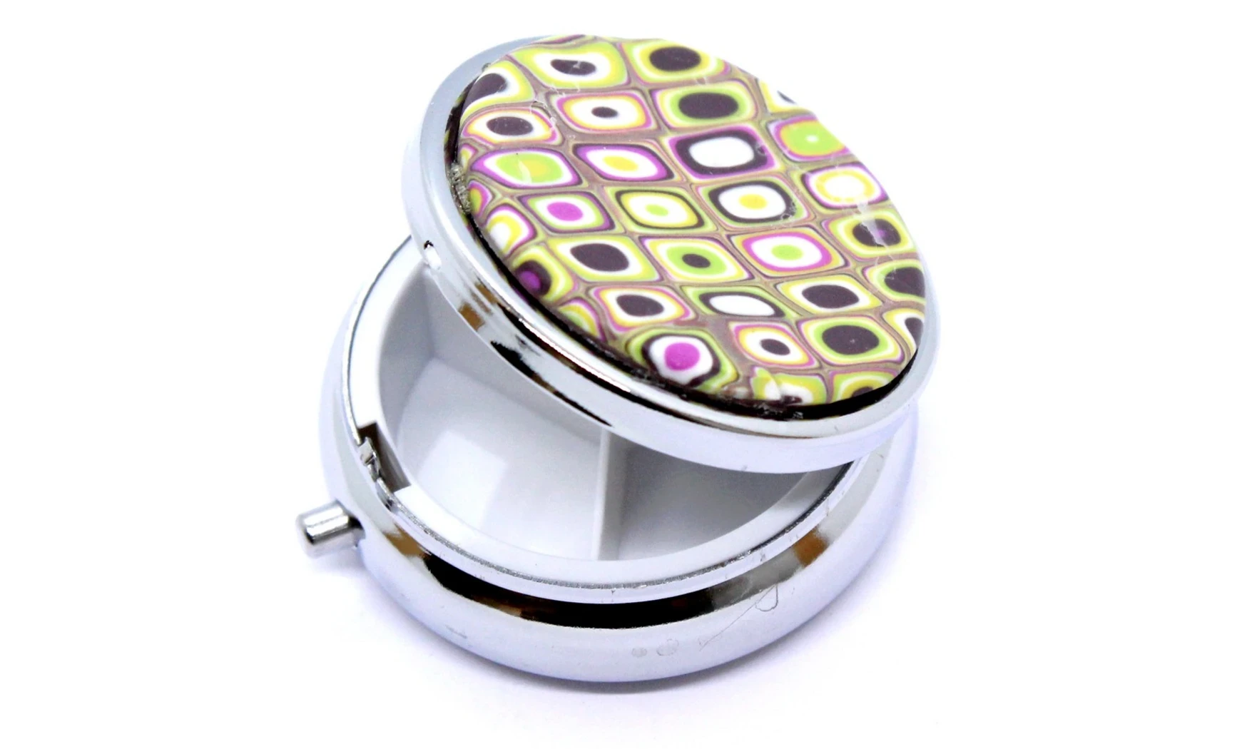 Round Pillbox N.3/3compartements