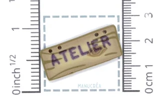 Panneau ATELIER-Bouton polymère