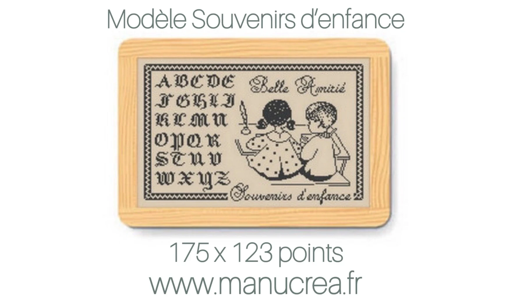 Souvenirs d'enfance-Modèle de broderie