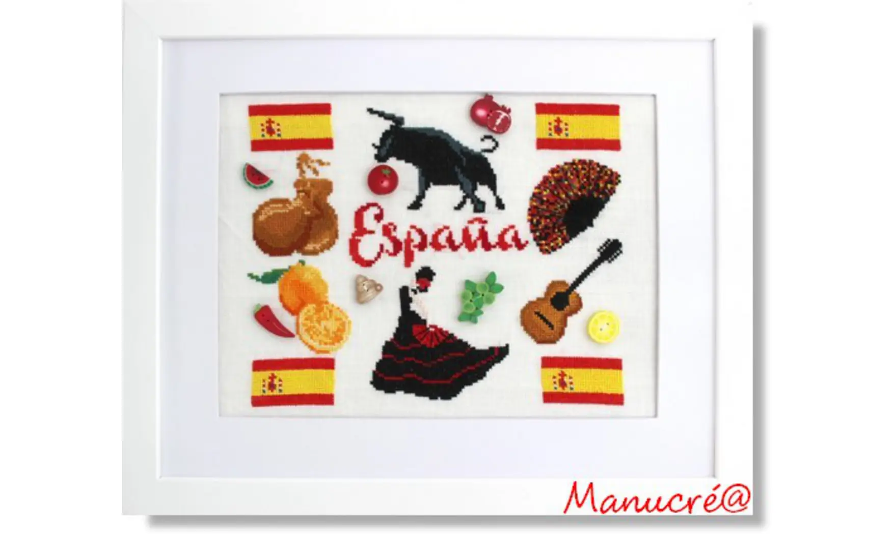 ESPAGNE-Modèle de broderie