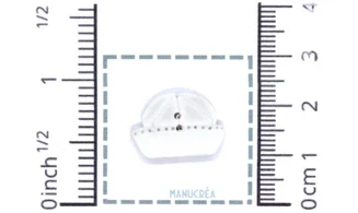 Bob de marin-Bouton artisanal polymère