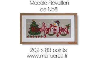 Réveillon de Noël-Modèle de broderie