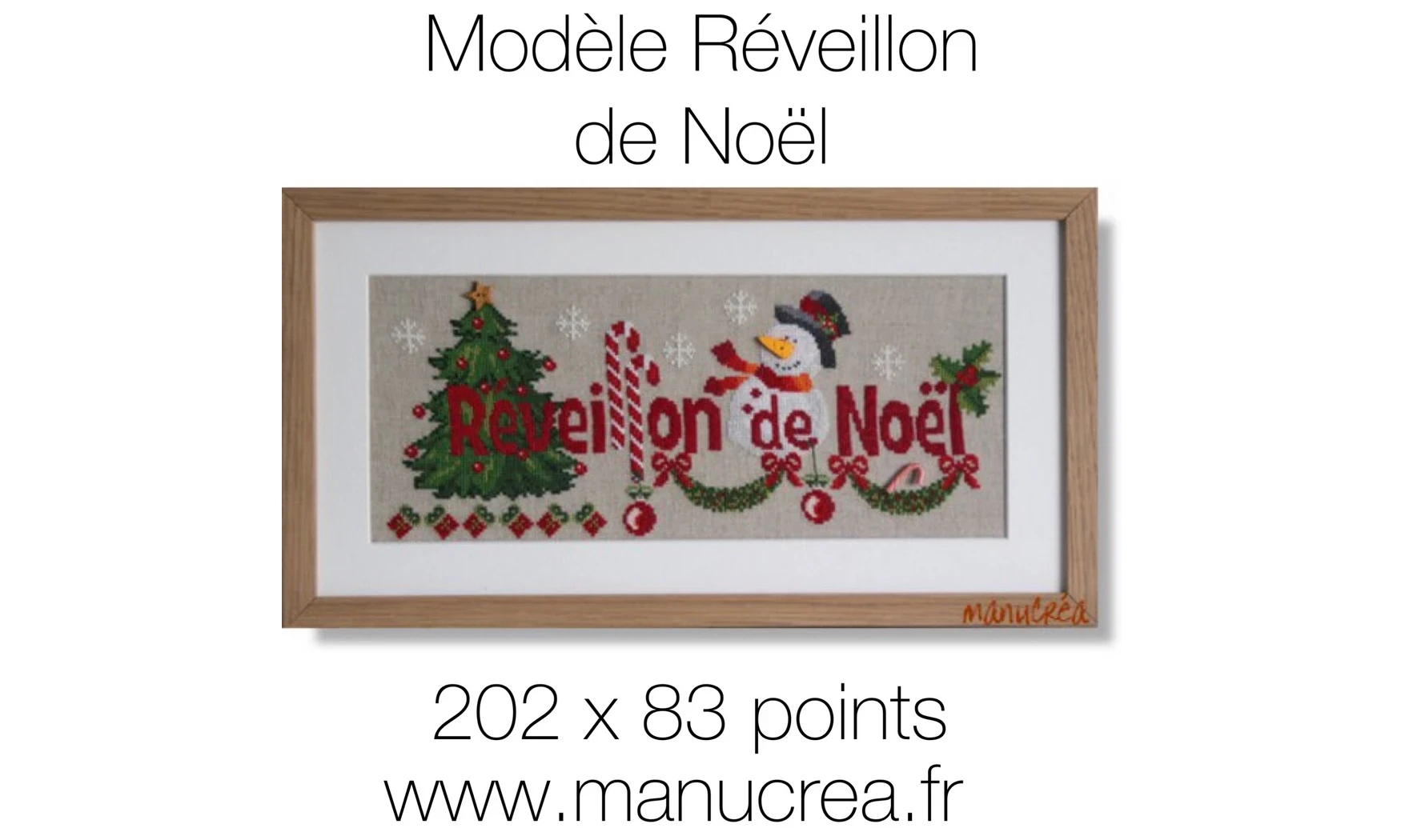 Réveillon de Noël-Modèle de broderie