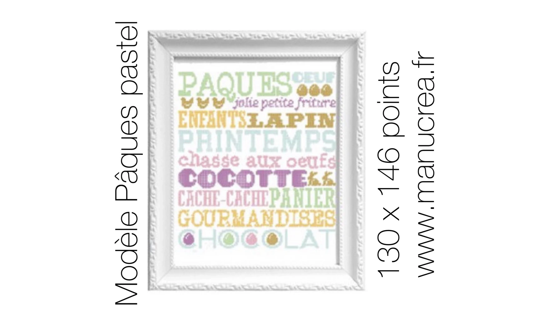 Pâques Pastel-Modèle de broderie