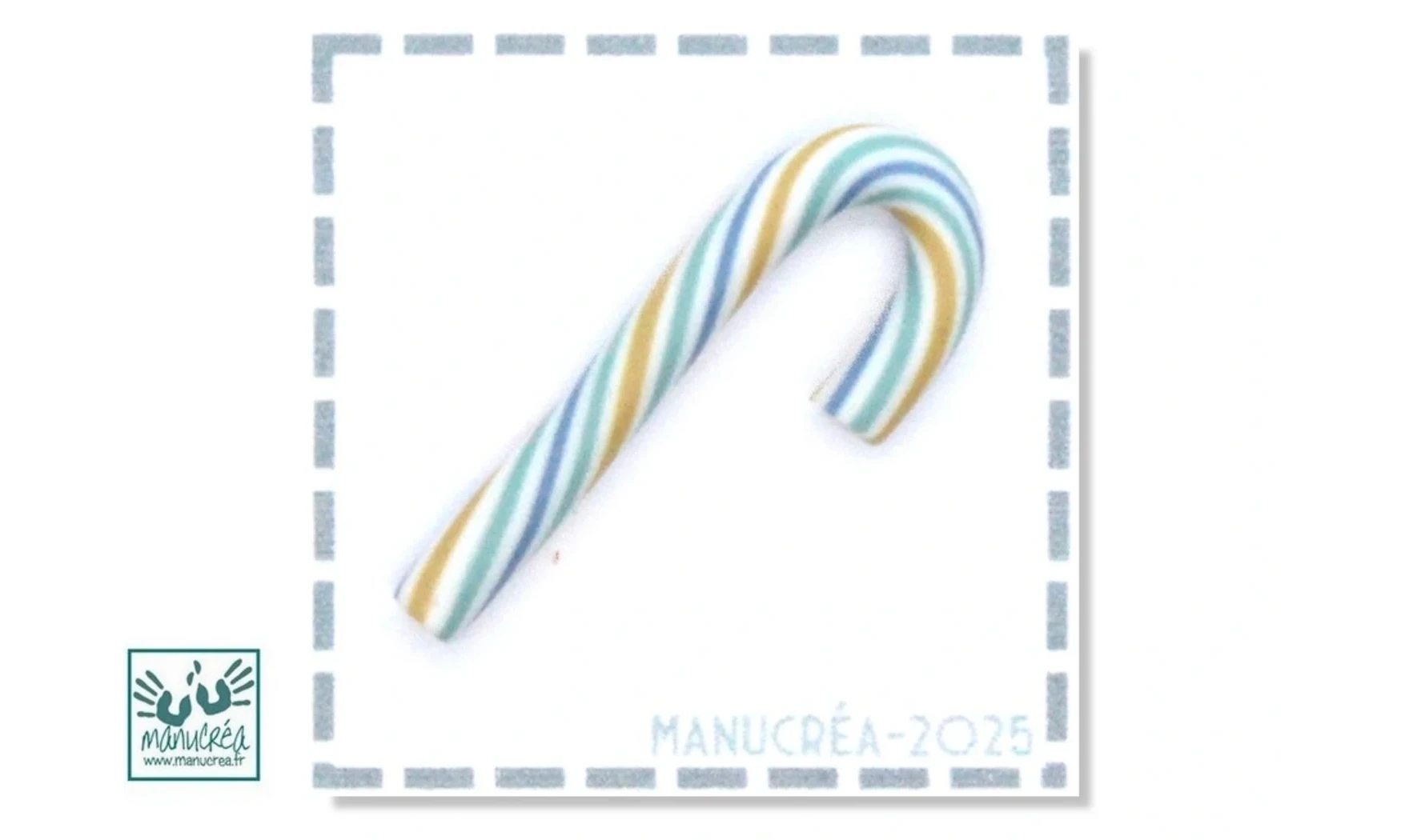 Sucre d'orge N.1-Polymère-Fait main