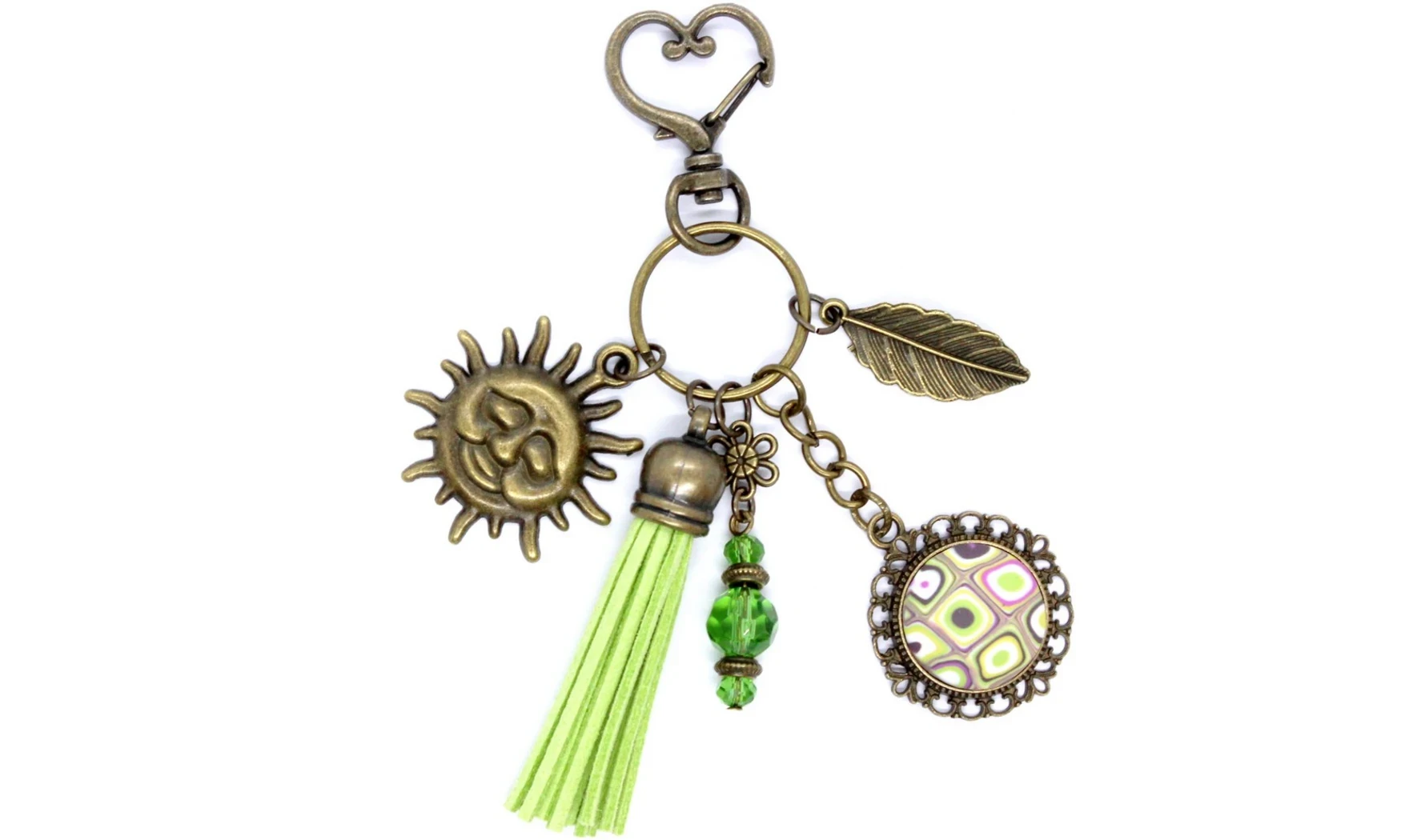 Porte-clefs Cabochon FIMO N.1