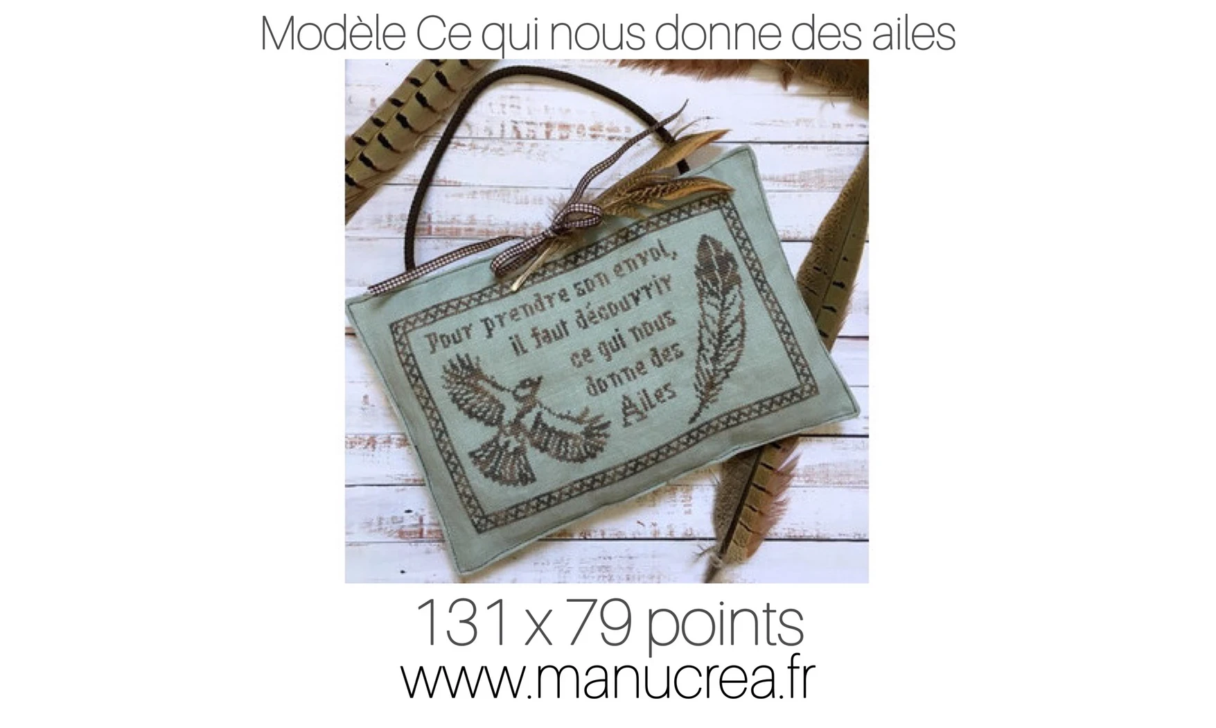 Ce qui nous donne des ailes-Broderie