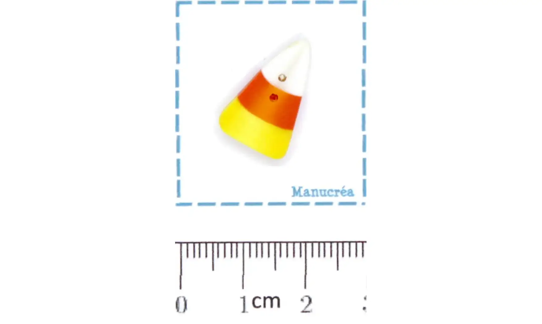 Bonbon Candy Corn N.1-Bouton polymère