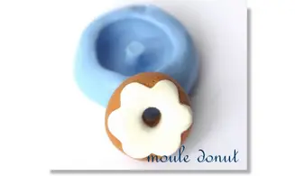 Moule silicone Donut avec glaçage