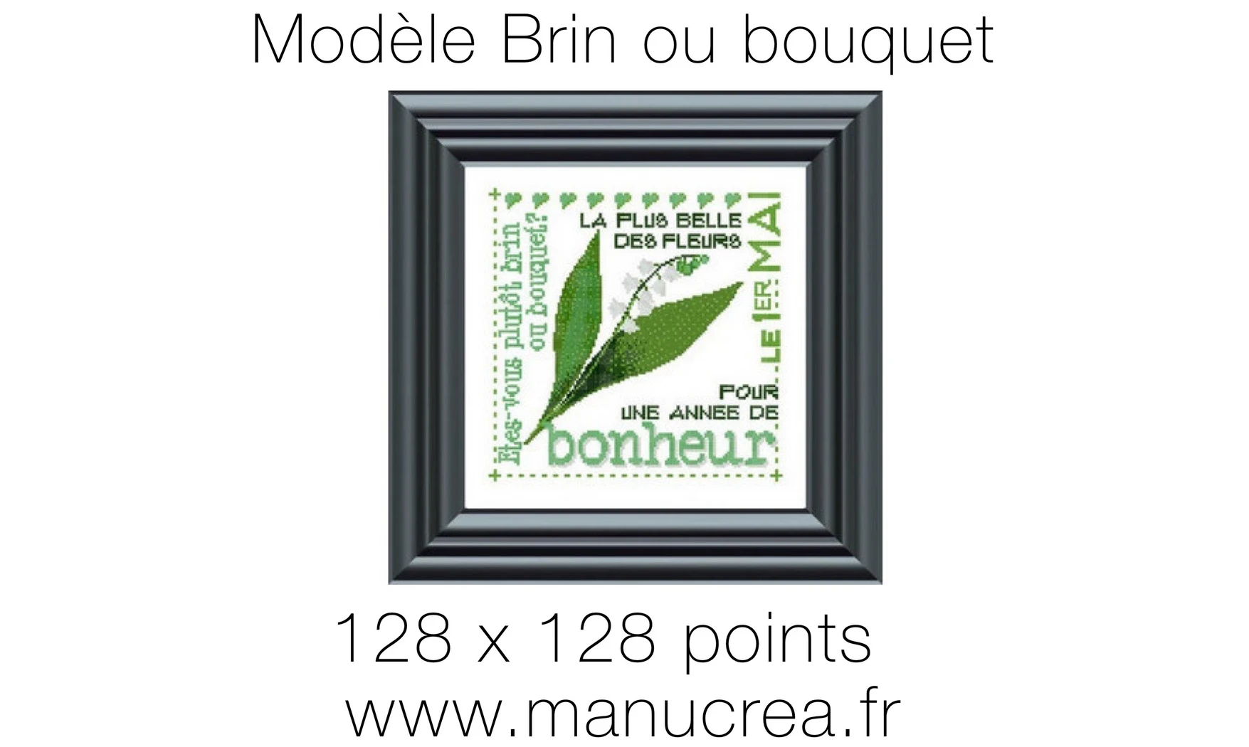 Brin ou bouquet-Modèle de broderie