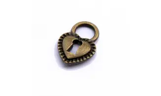 Charm Heart padlock