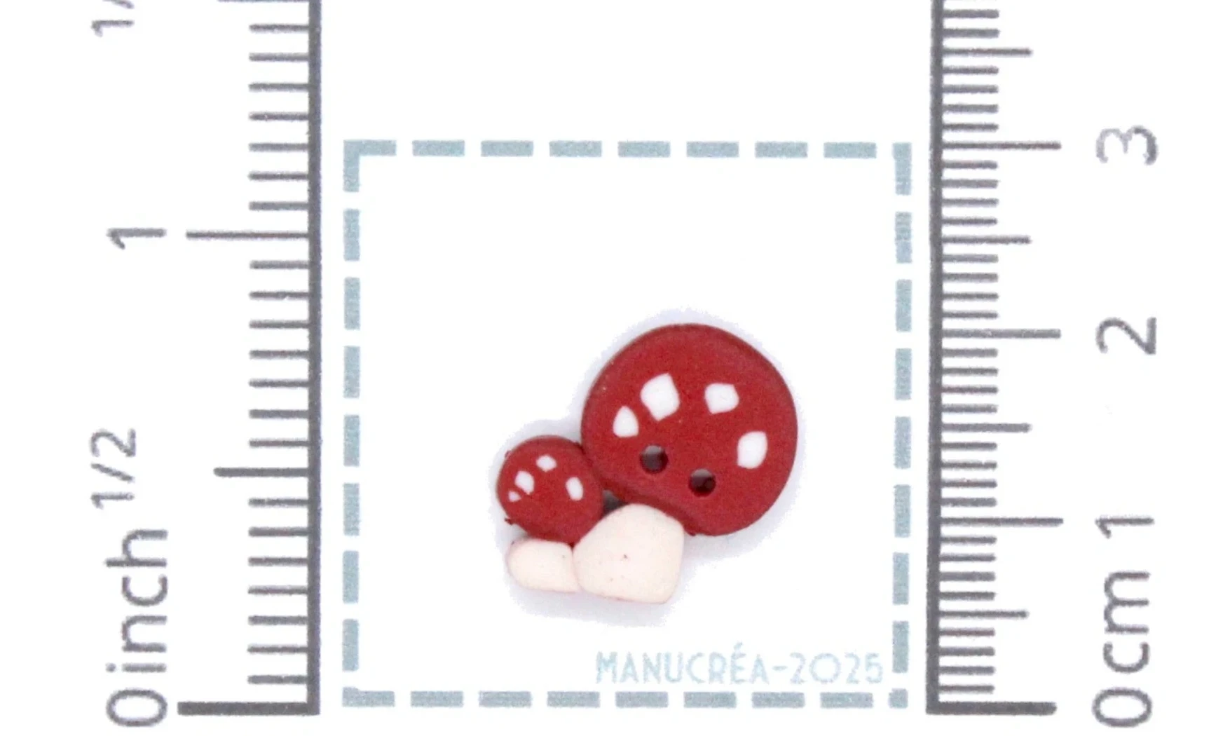 2 Champignons N.1-Bouton polymère