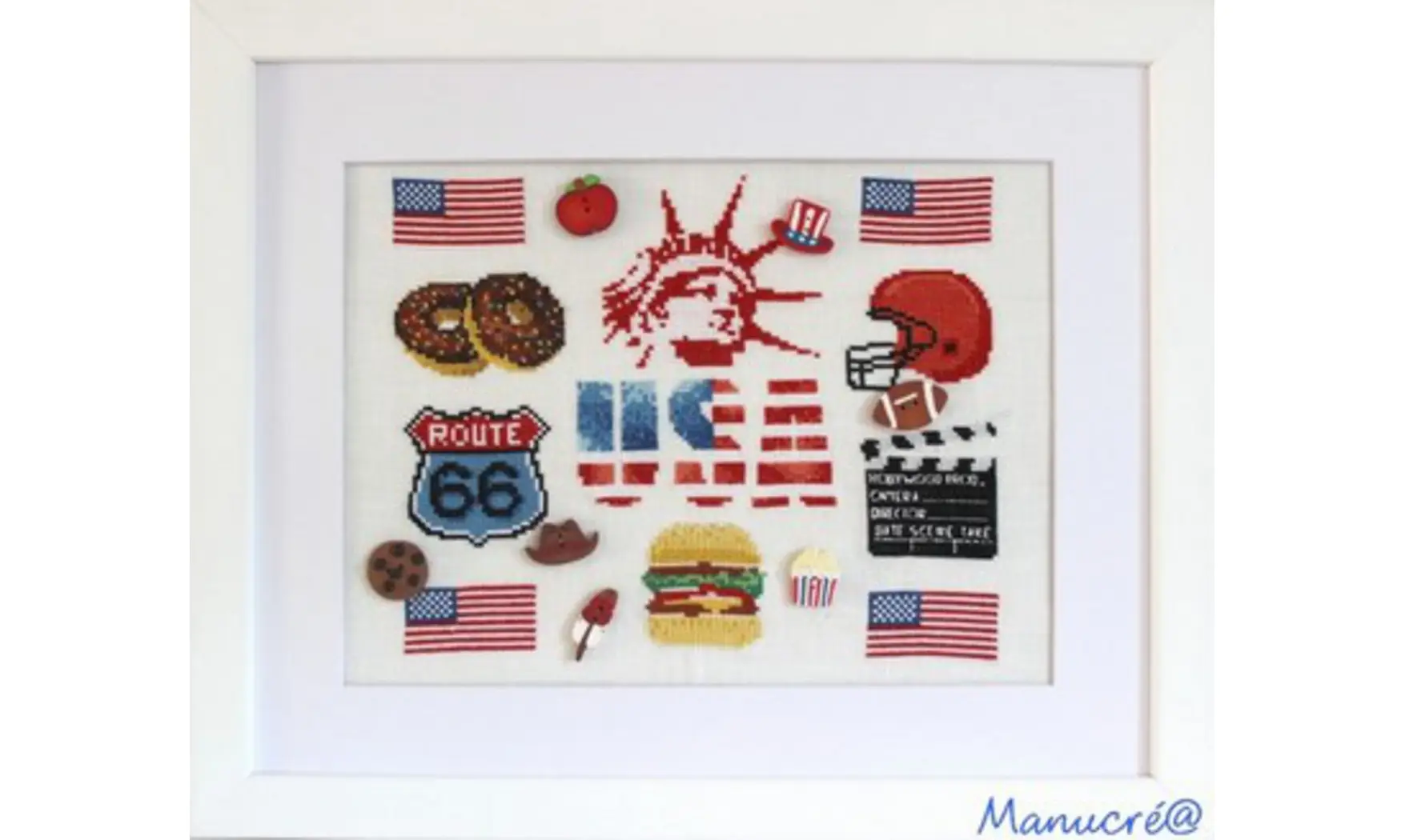 USA-Modèle de broderie