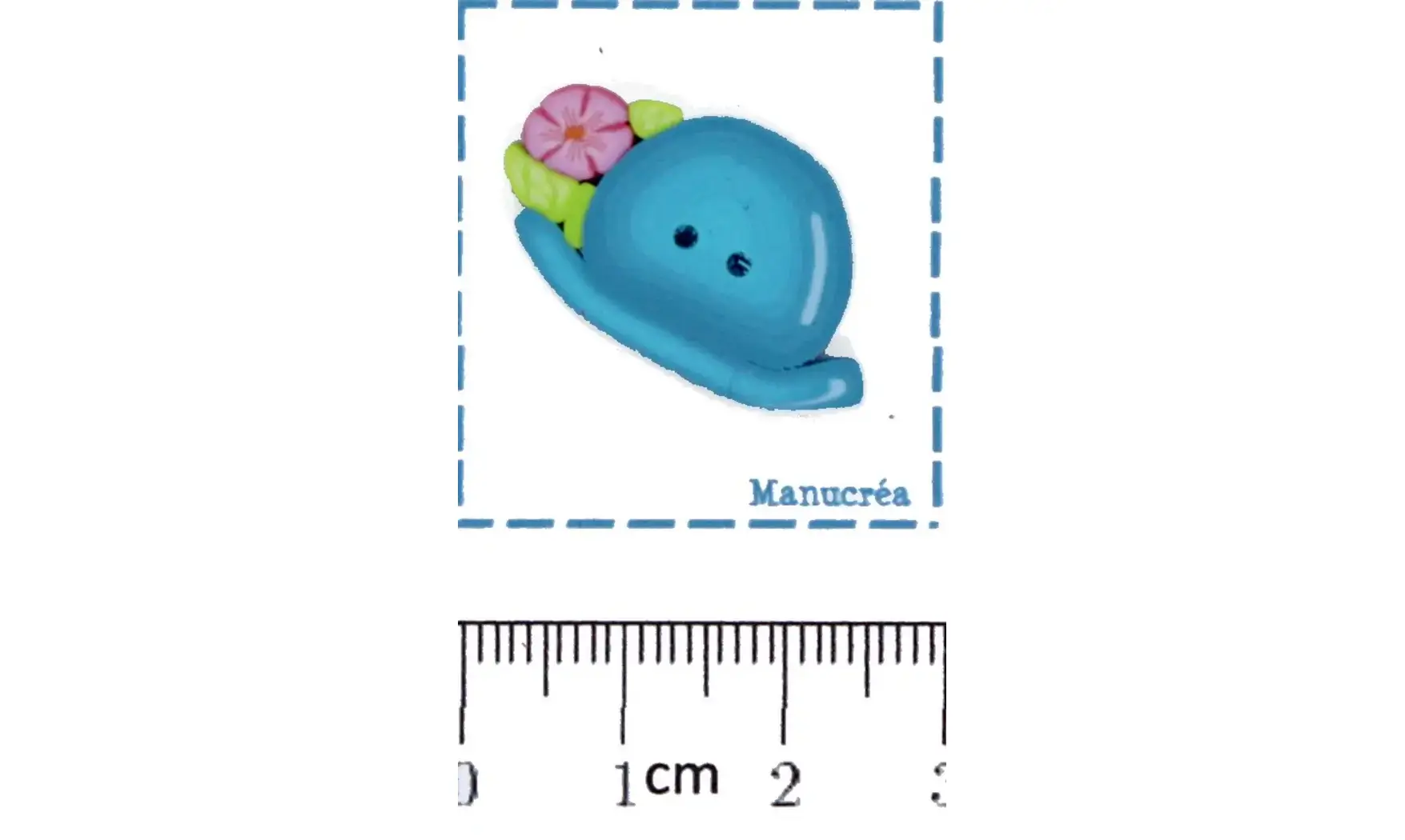 Chapeau Clown-Bouton polymère-Fait main
