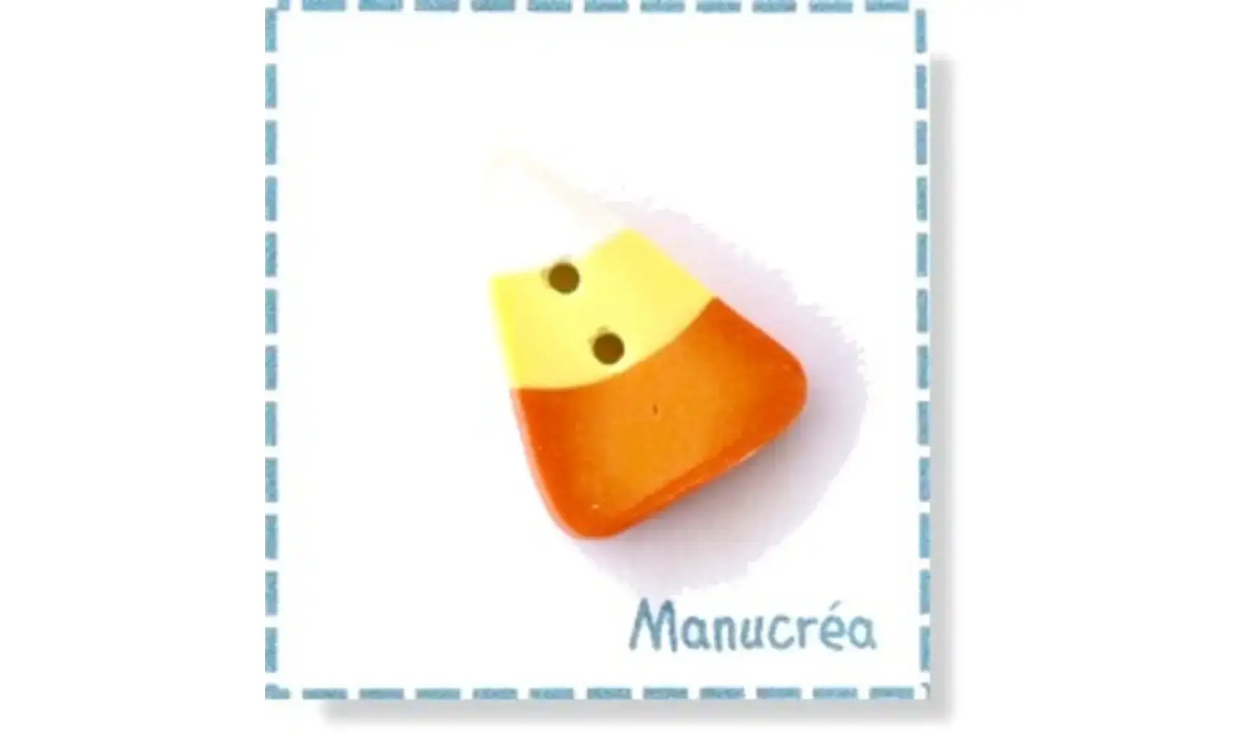 Bonbon Candy corn N.2-Bouton polymère