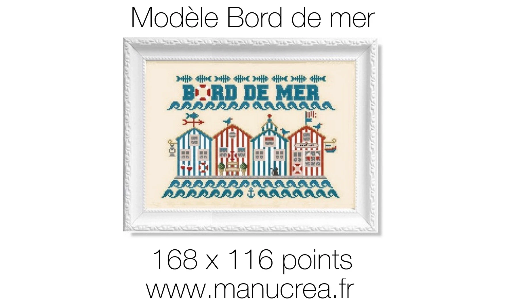 Seafish / Bord de mer-Modèle de broderie