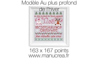 Au plus profond de l'hiver-Cross stitch