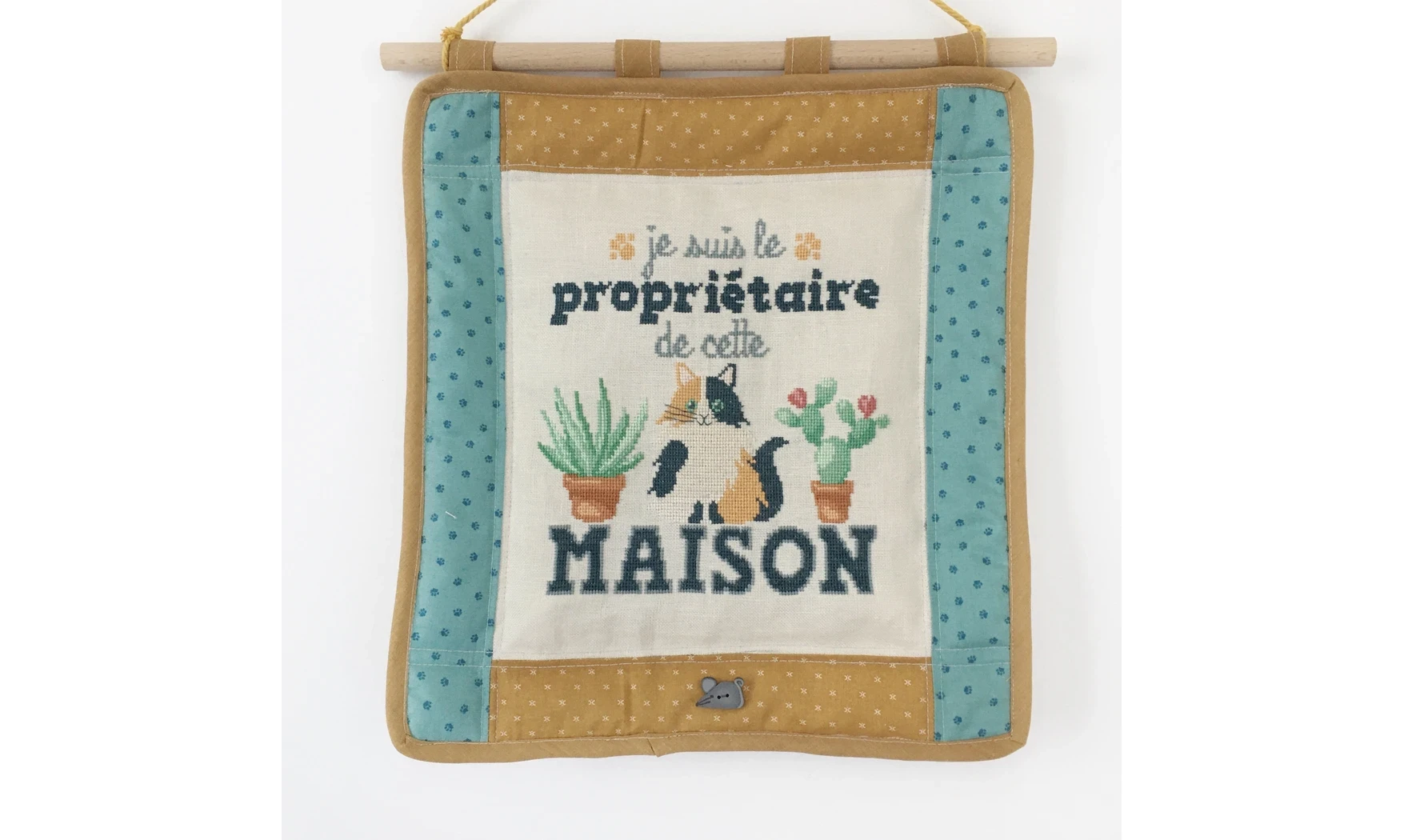 Chat propriétaire-Modèle de broderie