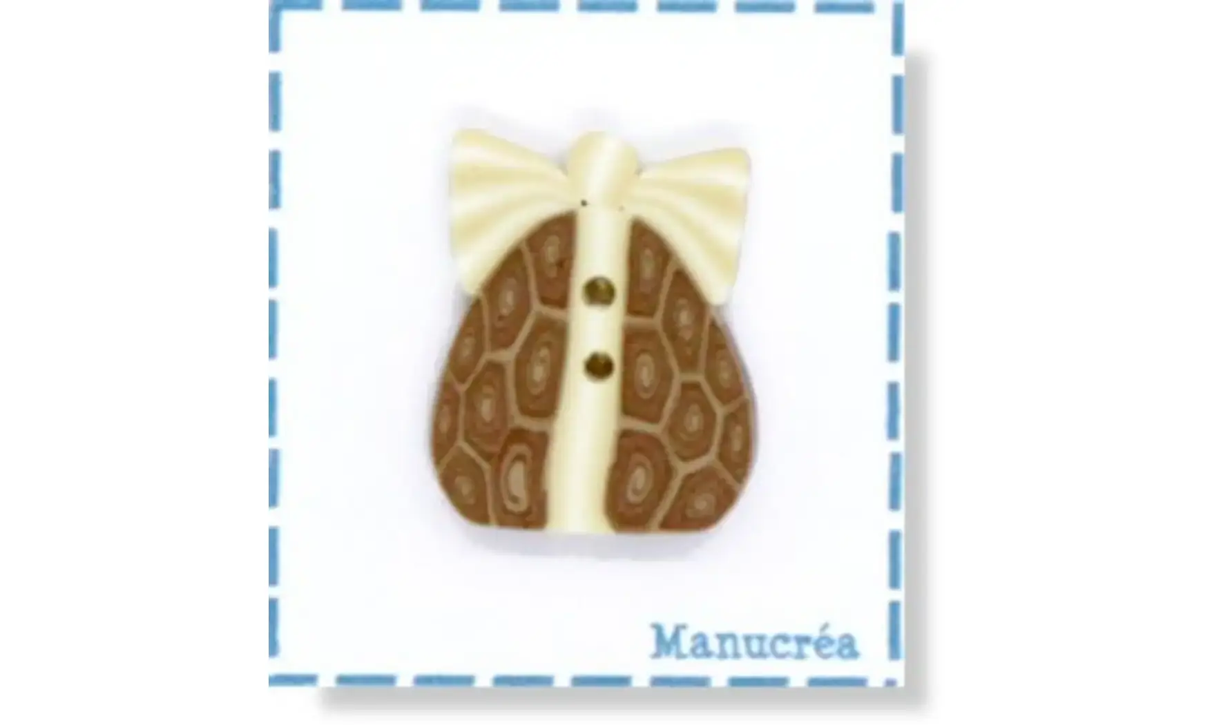 Handmade Polymer clay Button-Egg N.24