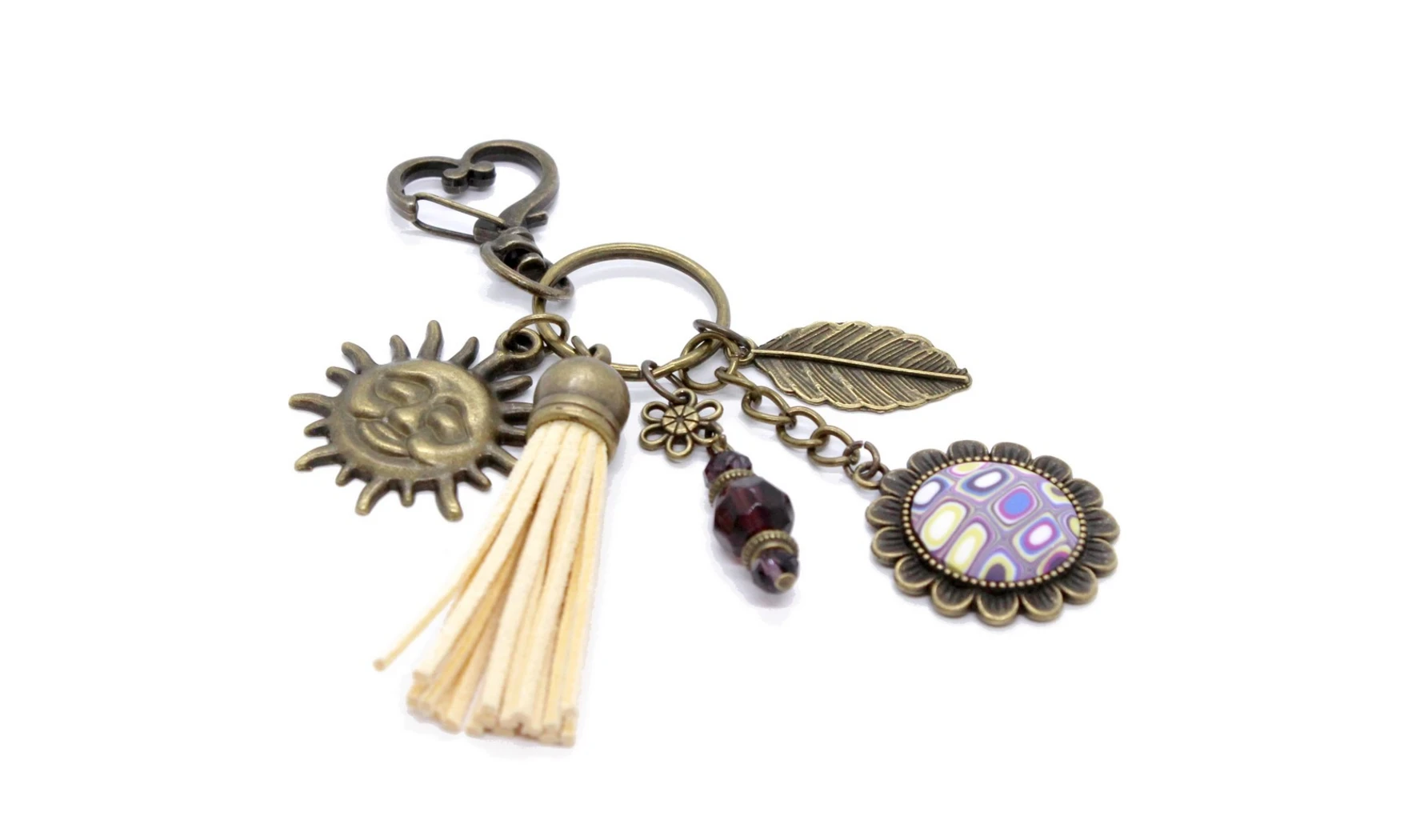 Porte-clefs Cabochon FIMO N.4