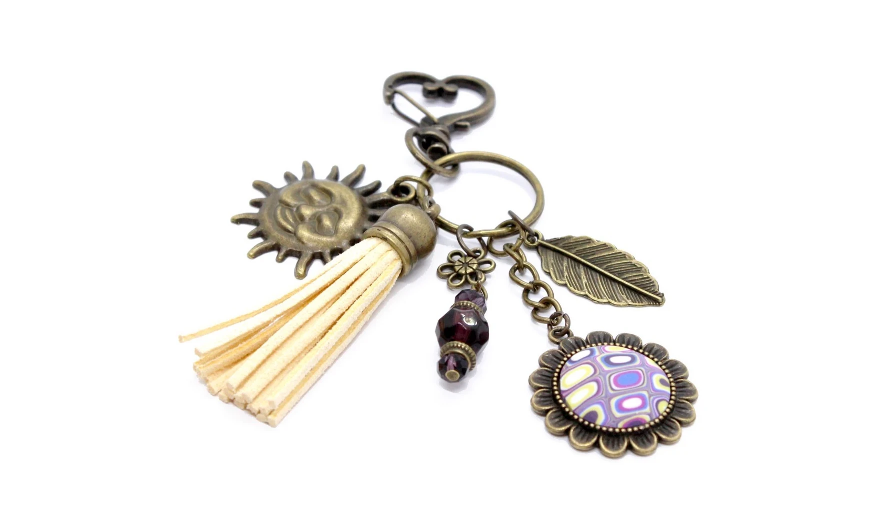 Porte-clefs Cabochon FIMO N.4