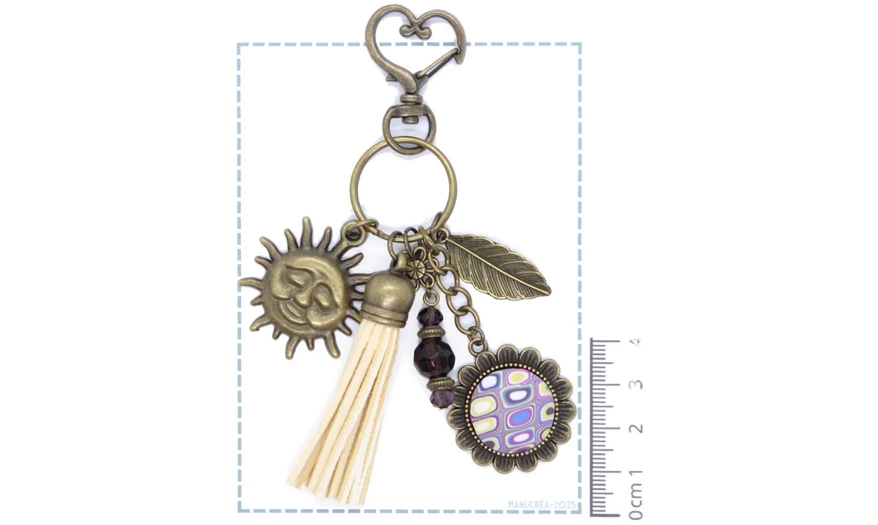 Porte-clefs Cabochon FIMO N.4