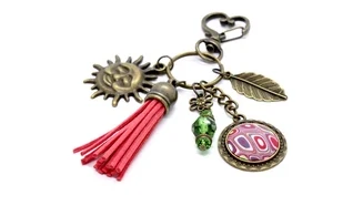 Porte-clefs Cabochon FIMO N.5