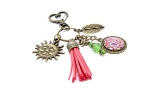 Porte-clefs Cabochon FIMO N.5