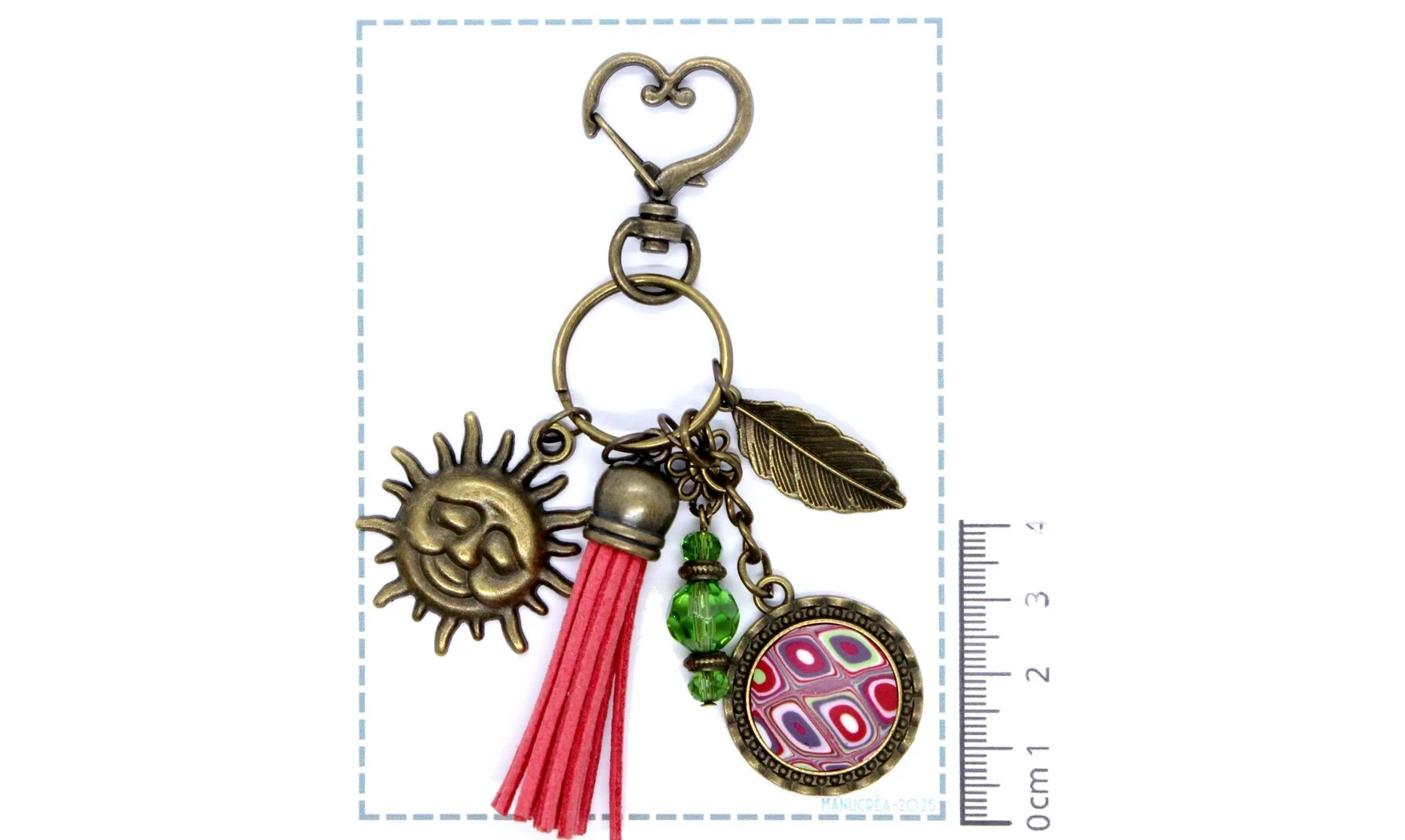 Porte-clefs Cabochon FIMO N.5