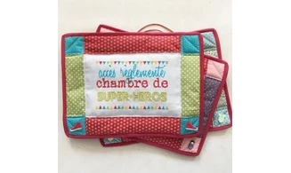 Accès règlementé-Modèle de broderie