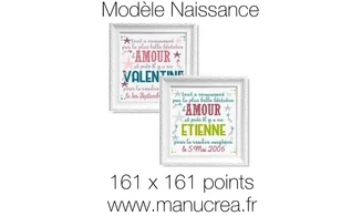 NAISSANCE-Modèle de broderie