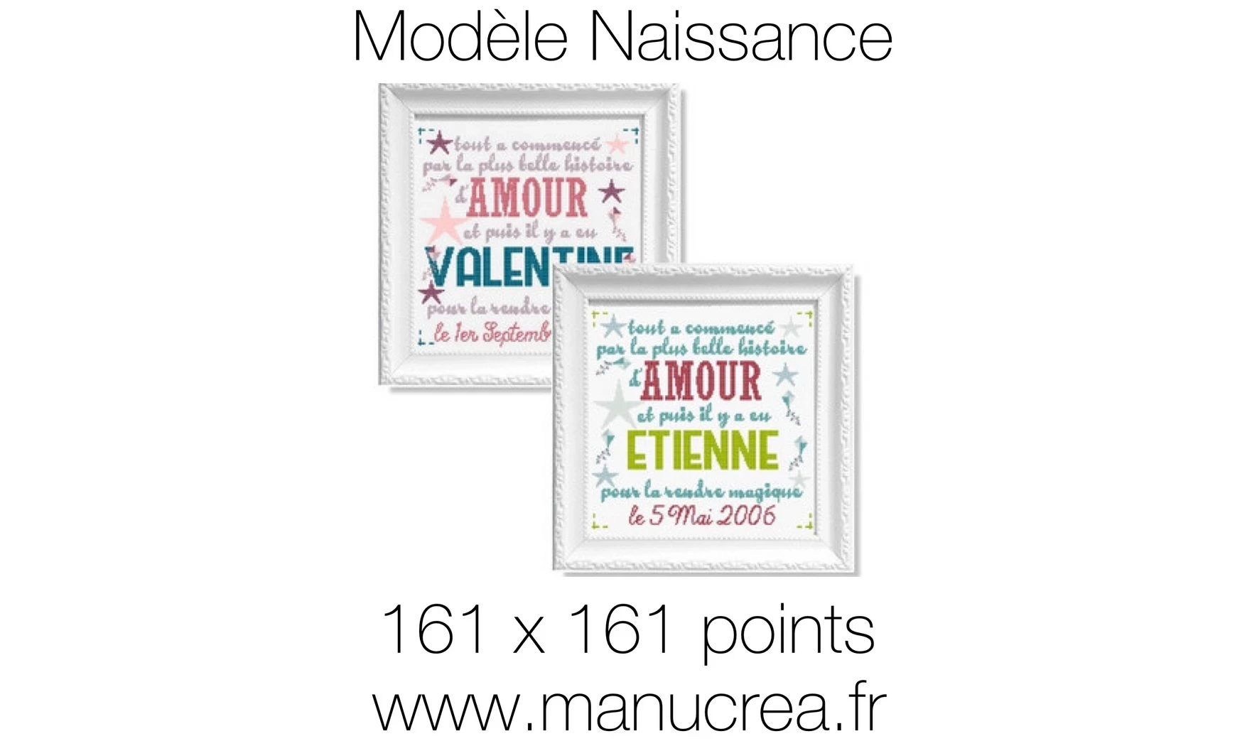NAISSANCE-Modèle de broderie
