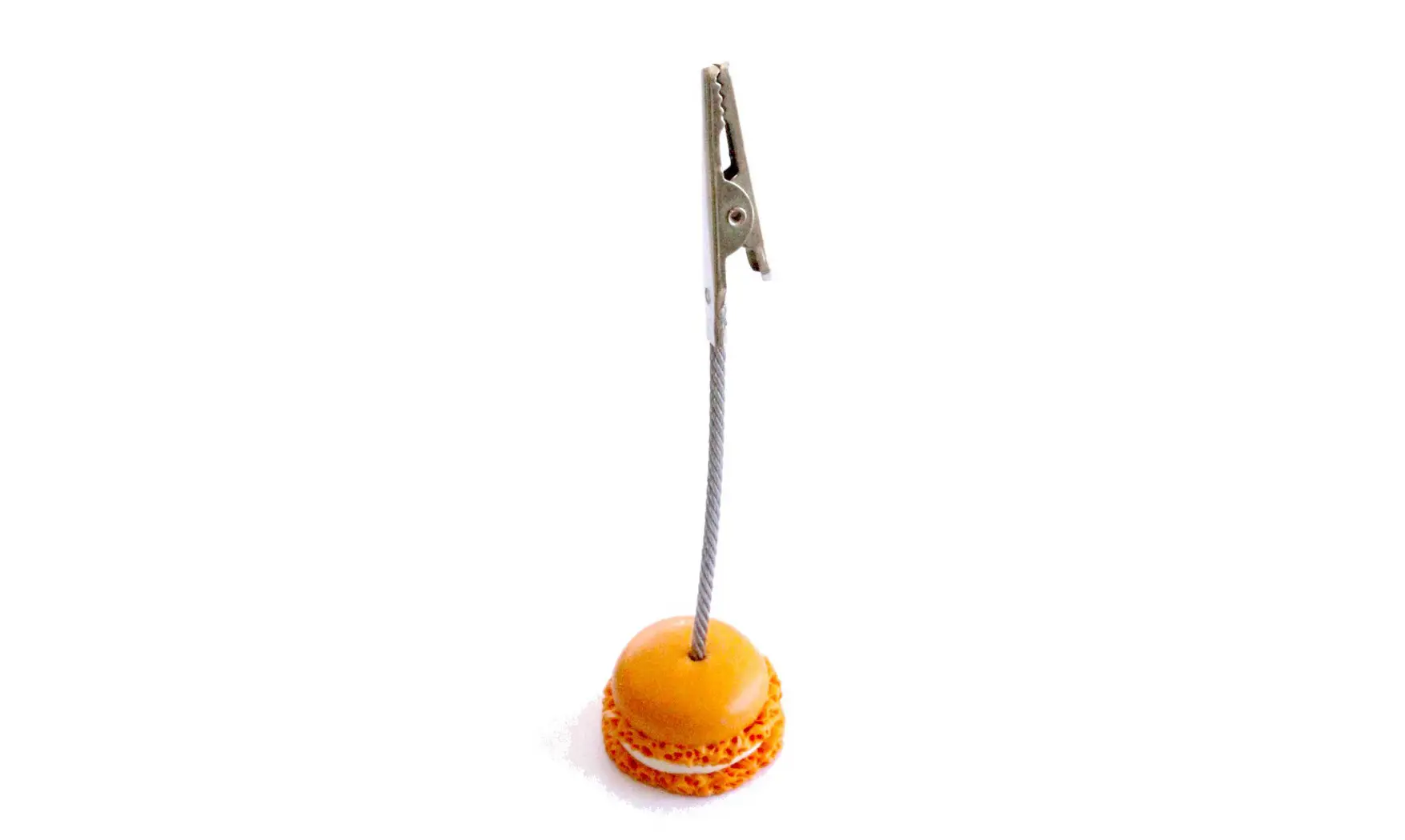 Marque-place Macaron N.2 orange