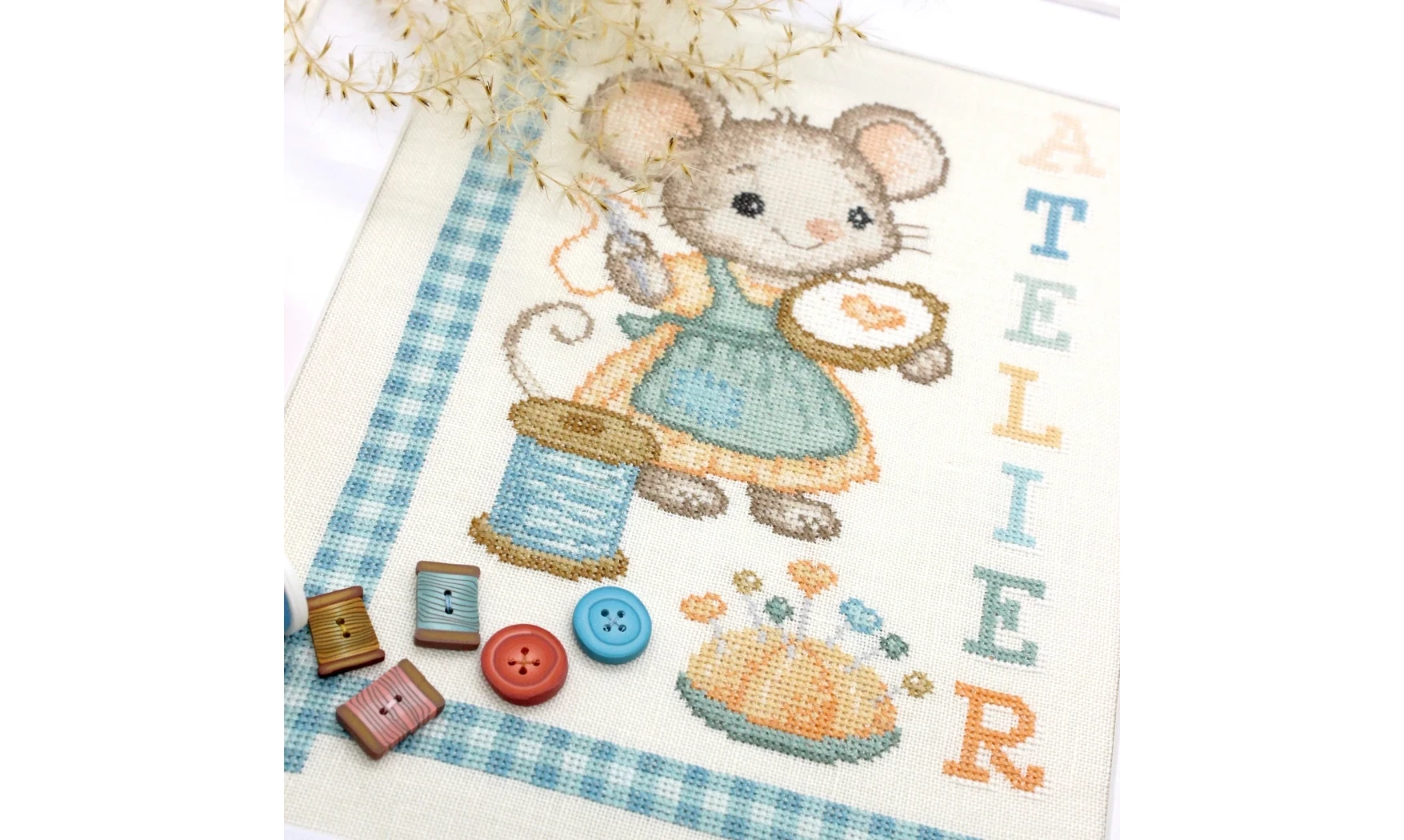Atelier de la souris - Point de croix